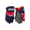 Hokejové rukavice BAUER S25 VAPOR FLYPRO JUNIOR (Zvoliť   10" Black Red)