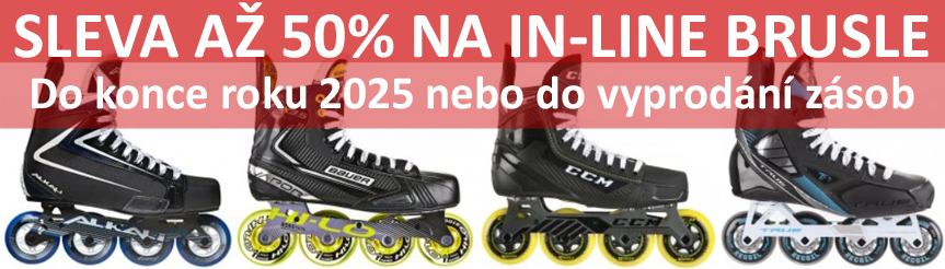 SLEVA HOKEJOVÝCH IN-LINE BRUSLÍ