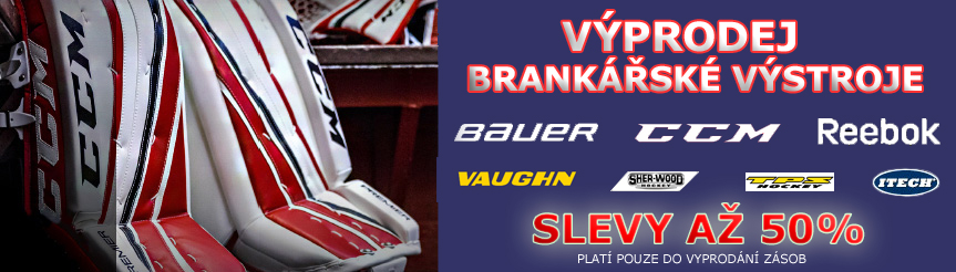 Výprodej brankářské výstroje