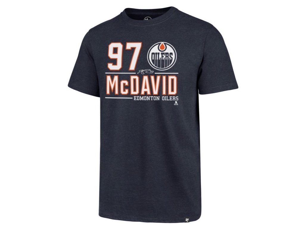 47 Brand NHL Edmonton Oilers Connor McDavid Player Club T-Shirt