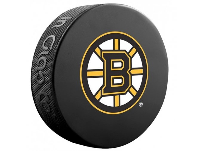 Oficiální fanouškovský puk NHL Big Logo Boston Bruins