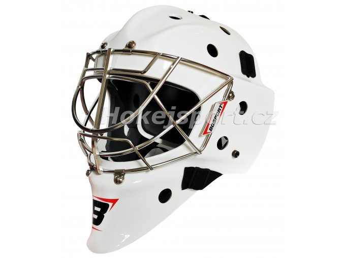 bosport goalie mask bm classic wht 1