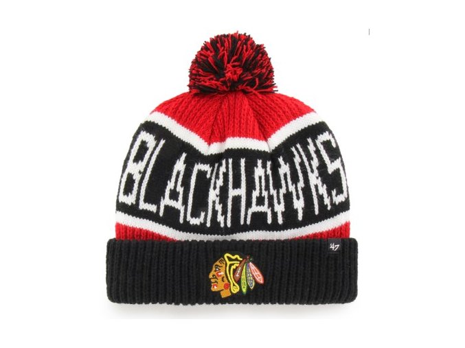 47 brand kulich cuff knit chicago blk 1