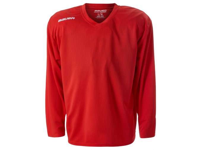 bauer dres flex practice jersey red 1