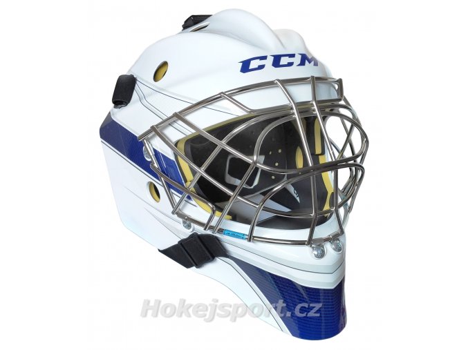 ccm goalie mask axis 1 5 wht roy 0