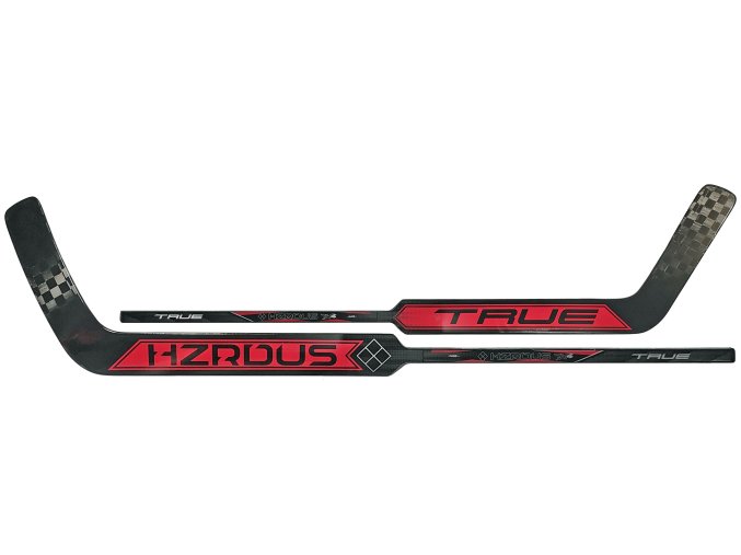 true goalie stick hzrdus 7x4 red 0