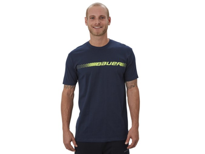 bauer graphic ss crew navyel sr 1057132