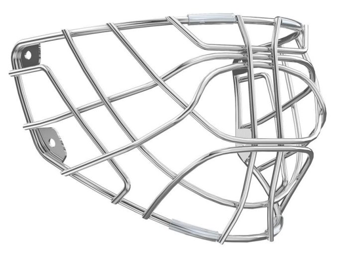 ccm goalie cage axis xf certified chrome