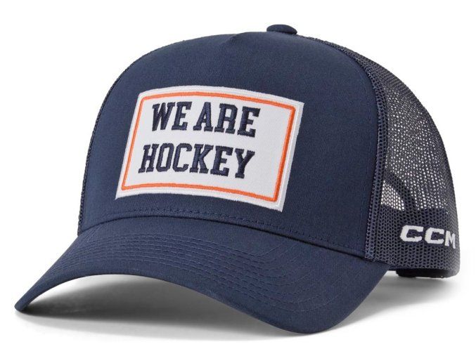 ccm cap stripe trucker navy 1