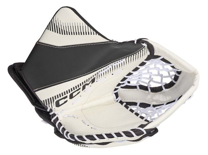 ccm catch glove phenom yth white black 1