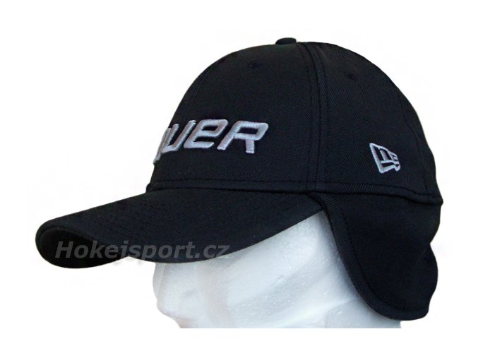 Kšiltovka Bauer New Era 39Thirty® Cap With Ear Flaps Black