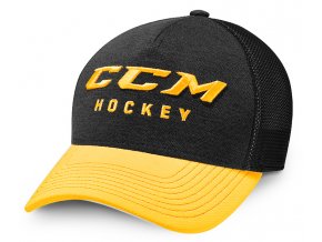 ccm cap trucker blk yel 1