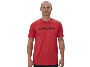 bauer triko graphic ss crew red 1