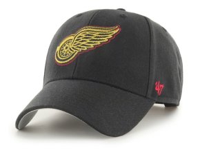 Kšiltovka 47 BRAND MVP Metallic Snap Black Detroit Red Wings