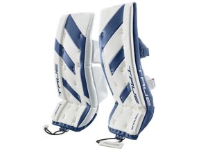 true goalie leg pads hzrdus jr whiteblue