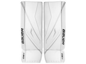 bauer goalie leg pads gsx s26 white 1