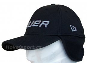Kšiltovka Bauer New Era 39Thirty® Cap With Ear Flaps Black
