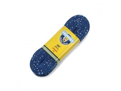 Howies kék, viaszos jégkorong cipőfűző (Szín: sötétkék, Hossz: 274 cm / 108", Viaszos cipőfűző)