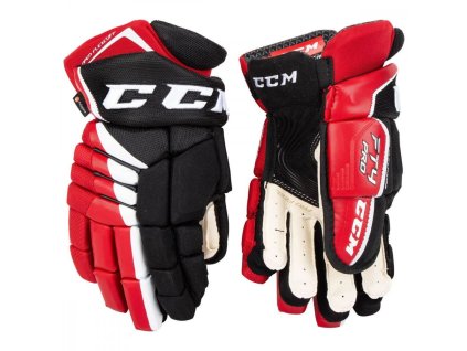 CCM Jetspeed FT4 Pro Sr kesztyű (Szín: fekete/fehér, Kesztyűméret: 14")