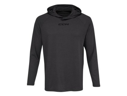 CCM Training Hoodie fekete hosszú ujjú póló