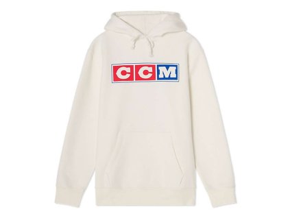 CCM Heritage Hoodie Sr pulóver CCM logóval, fehér