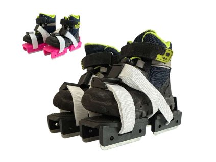 Steel fekete kacsa gyerek korcsolya 3