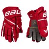Bauer Supreme M5 Pro Junior piros jégkorong kesztyű