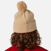CCM Atheleisure Pom Knit oat milk téli sapka hátulnézetből
