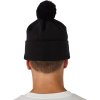 CCM Atheleisure Pom Knit fekete téli sapka hátulnézetből