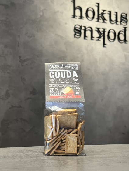 Gouda sušenky - Pálivé s chilli 100g