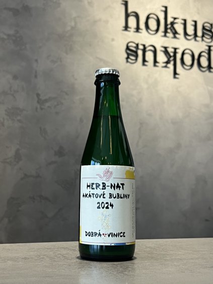 Dobrá Vinice - Herb-nat Akátové bubliny 2024 0,375ml