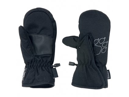 kids easy entry mitten black