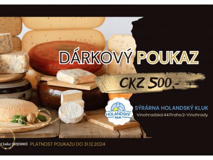 Dárkový poukaz 500 Kč