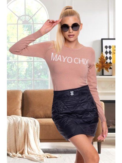 Sukně Prospero černá prošívaná MAYO CHIX