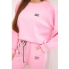 eng pl Womens set made of viscose with a sweatshirt and pants light pink 36879 4