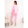 eng pl Womens set made of viscose with a sweatshirt and pants light pink 36879 2