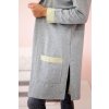 eng pl Two color cape with a hood yellow gray 21677 4