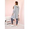 eng pl Two color cape with a hood yellow gray 21677 3