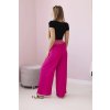 eng pl Trousers with a wide elastic waistband fuchsia 29512 2