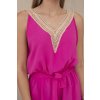 eng pl Short jumpsuit with decorative lace fuchsia 25297 4