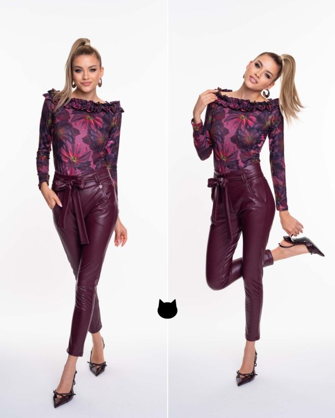 Tyhle kalhoty mají zvláštní schopnost, dodají Ti nebezpečně sebevědomou chůzi 🐾 Koženkové kalhoty s vysokým pasem, které...