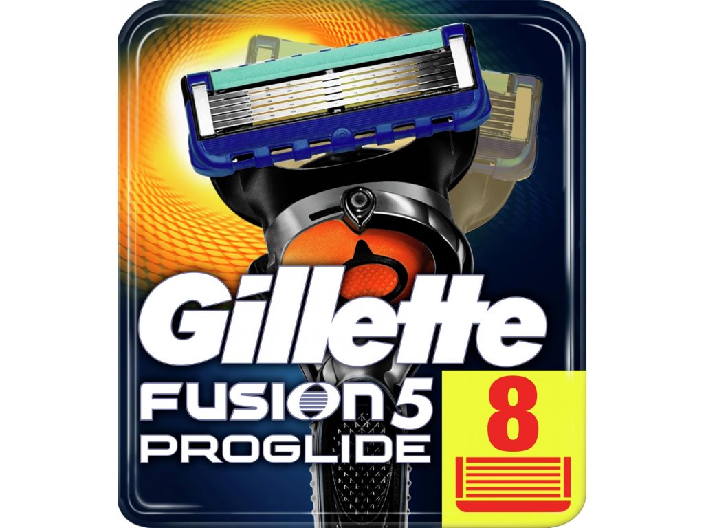 GILLETTE FUSION PROGLIDE žiletky náhradní hlavice (8 kusy) ® - holitka.cz