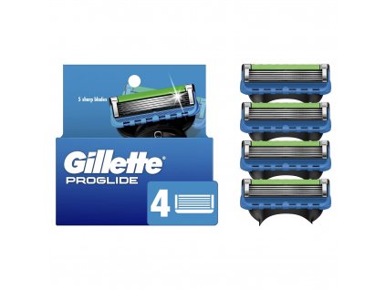 GILLETTE FUSION PROGLIDE POWER žiletky náhradní hlavice (4 kusy)  ®