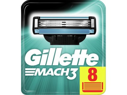 GILLETTE MACH3 náhradní pánské žiletky hlavice 8 ks  ®