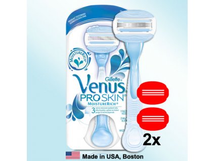 Gillette Venus ProSkin MoistureRich strojek a 2 žiletky  ®