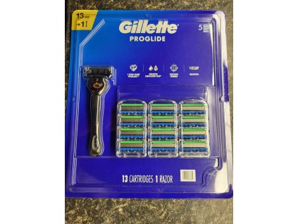 GILLETTE FUSION PROGLIDE 12 PACK náhradní hlavice + STROJEK  ®