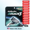 GILLETTE MACH3 náhradní pánské žiletky hlavice (10 ks v balení)