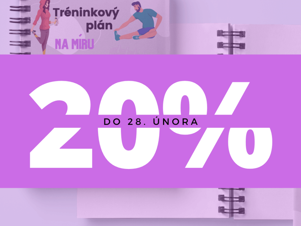 Sleva 20 % na tréninkový plán