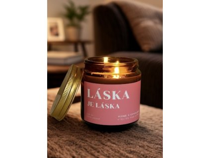 LÁSKA JE LÁSKA vonná svíčka