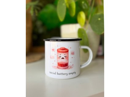 social battery empty plecháček